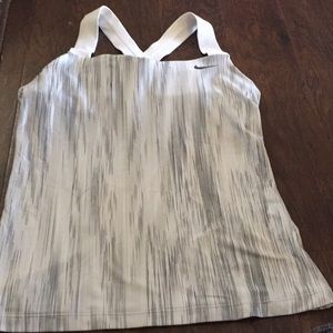 Nike workout shirt with built in bra